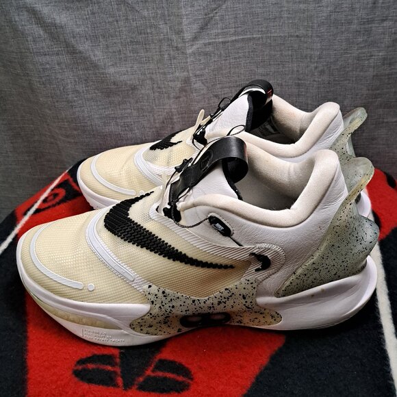 Nike Adapt BB 2.0 Oreo White Cement BQ5397-101 Self-Lacing US 12 Mens Sneaker - Picture 1 of 13